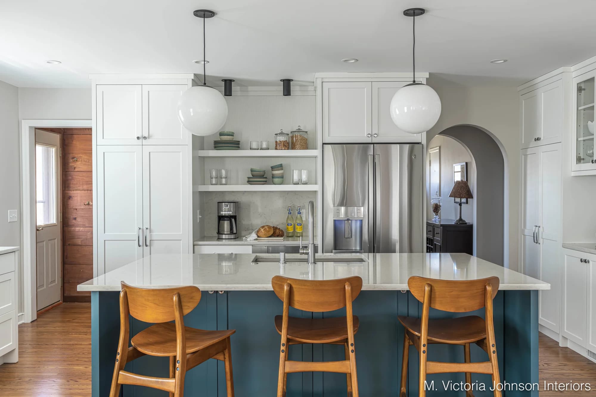 landscape 3x2 proj4 kitchen blue island fridge wall 002