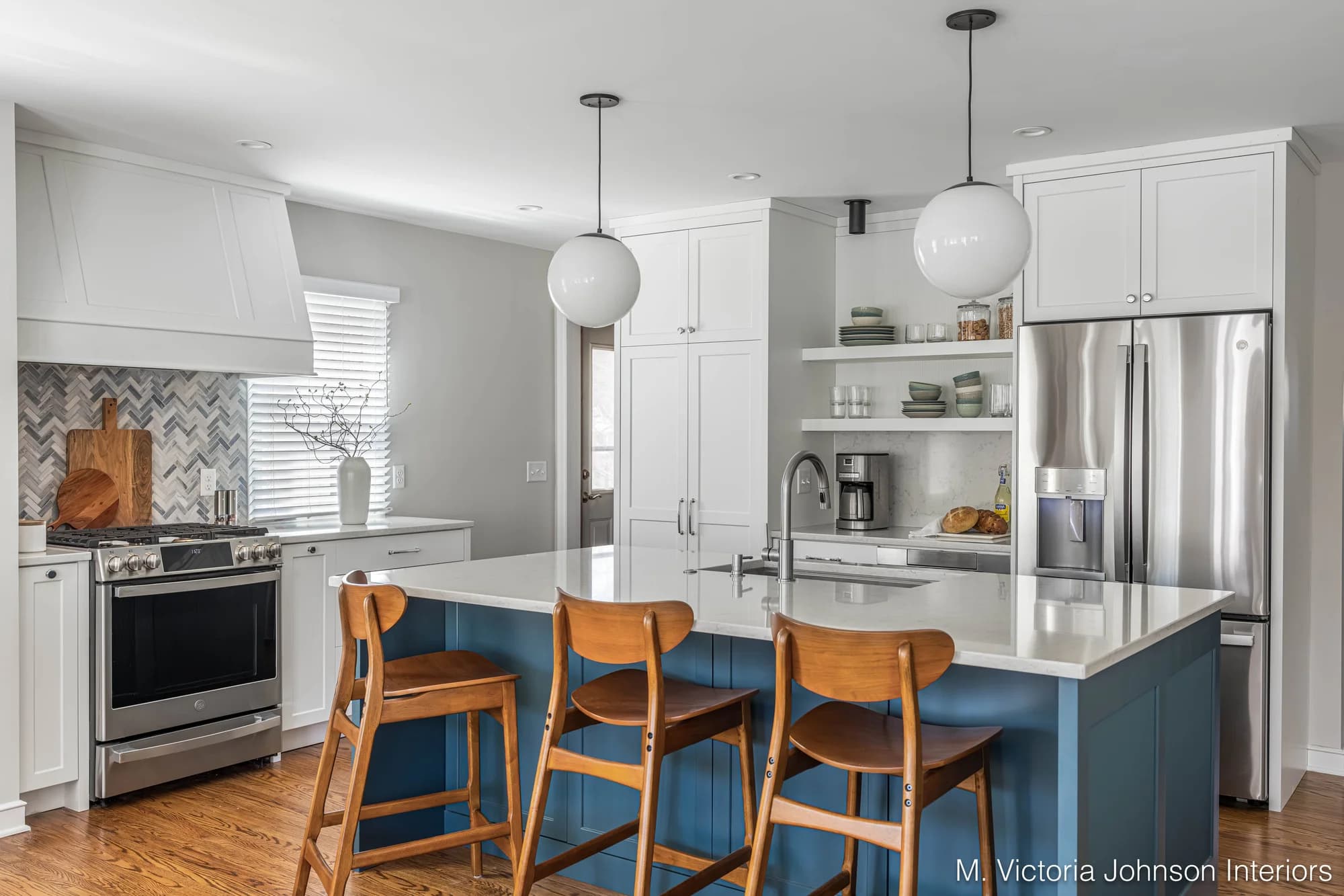 landscape 3x2 proj4 kitchen two tone blue island 001